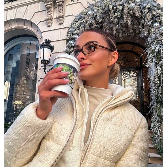 NEW Miu Miu MU11ZS Havana Brown Bluelight Sunglasses $518 main image 6